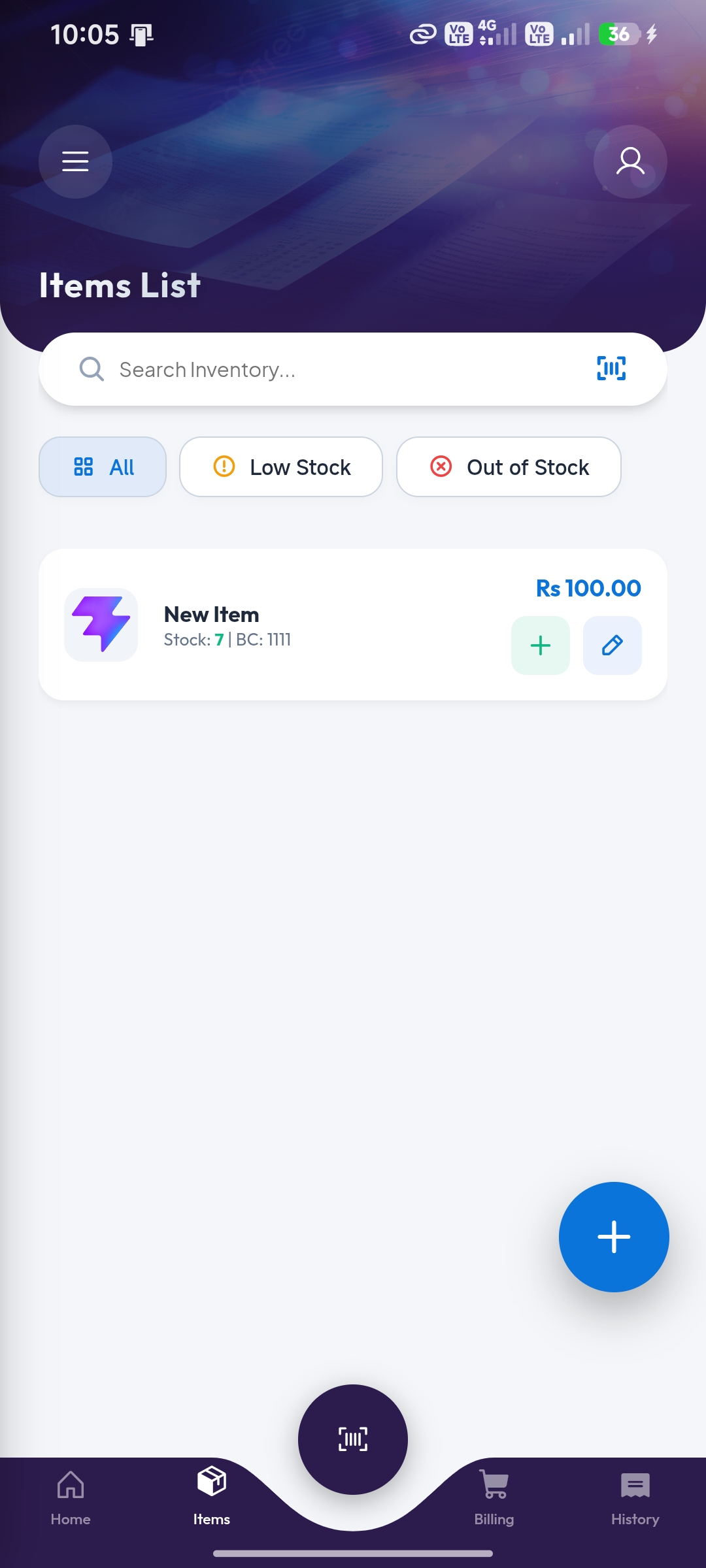 Rupix Mobile UI